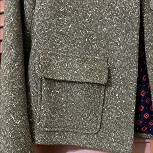 Green and metallic jacket